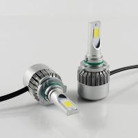 ราคา หลอดไฟหน้าLED รุ่น C6 ขั้ว H1 H3 H4 H7 H8 H9 H11 9005 HB3 9006 HB4 36W 9V 36V 3600LM C6 6000K แสงสีขาว 1คู่ 12V 24V (15688498933)