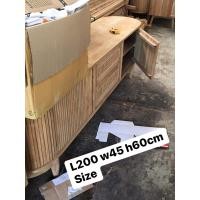 ราคา ส่งฟรี ชั้นวางทีวีไม้สักเก่า cabinet drawers solid teak wood 2 m ขนาด ยาว 200 w45cm สูง80cm ชั้นวางทีวี55 ชั้นวางทีวีไม้สักแท้ ชั้นวางทีวีไม้ยาว 2 เมตร (20742344522)