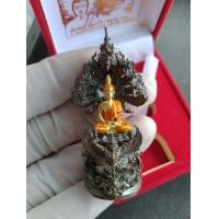 ราคา ของแท้ พระกริ่งพระพุทธานุภาพ เนื้อสัมฤทธิ์ทองเนื้อเก้า องค์พระชุบทองคำแท้ จีวรลงยาสีส้ม No 274 สูง 4 8 ซม วัดนาคปรก จ กรุงเทพฯ (18986780827)