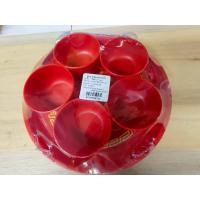 ราคา ถ้วยใส่น้ำ ถ้วยใส่ชา ถ้วยใส่อาหาร สำหรับไหว้ ชุดจานพร้อมถ้วย5 ใบ จานไหว้ ไหว้พระไหว้ศาลพระภูมิ ไหว้ศาลตายาย ไหว้สัมภเวสี (16003173192)