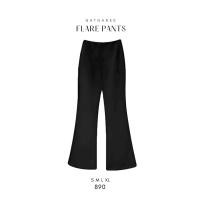 ราคา flare pants zip กางเกงขาม้า (17600844104)