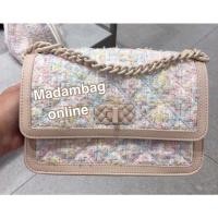 ราคา Charles Keith Micaela Quilted Liner Chain Bag กระเป๋าสะพายข้าง (16327392279)