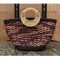 ราคา กระเป๋าสานผักตบชวา ทรงคางหมู สานย้อมสีสลับ งานพรีเมี่ยมไม่เหมือนใคร ใบใหญ่จุของได้เยอะ (14555158777)