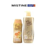 ราคา CLEARANCE MISTINE WHITE SPA SHOWER CREAM 500 ML SIZE 200 ML ครีมอาบน้ำ (21296796589)