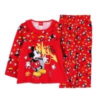 ราคา สินค้าราคาพิเศษ Momoji ชุดนอน เด็ก ลิขสิทธิ์ Disney ดิสนีย์ ลาย Mickey Mouse มิกกี้ เมาส์ แขนยาว ขายาว ผ้ายืด (20042681635)