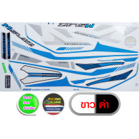 ราคา สติ๊กเกอร์ M SLAZ ปี 2018 รุ่น 3 สติ๊กเกอร์มอไซค์ YAMAHA M SLAZ ปี 2018 รุ่น 3 สีสวย สีสด สีไม่เพี้ยน (7133554197)