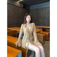 ราคา พร้อมส่ง LULA TOP เสื้อแขนยาวระบายแขน โบว์ผูกอก 2 ชั้น (20452066976)