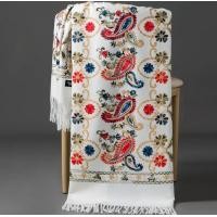 ราคา ผ้าพันคอ ผ้าคลุมไหล่ ผ้าแคชเมียร์ งานปัก cashmere scarf พร้อมส่ง (20181696551)