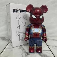 ราคา Bearbrick 400 28CM หมีความรุนแรง 积木熊 Flocking ไวนิล ตุ๊กตา ของตกแต่ง ของขวัญ (18049692894)