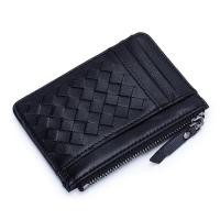 ราคา กระเป๋าสตางค์ใส่บัตรกษัตริย์อัจฉริยะสำหรับผู้ชายหนังแกะแฟชั่นสำหรับผู้หญิง Kintting บางเหรียญกระเป๋าซิป8891 (19429989426)