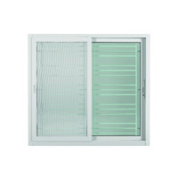ราคา Global House WELLINGTAN หน้าต่างอะลูมิเนียมติดเหล็กดัด บานเลื่อน SS 120x110ซม สีขาว พร้อมมุ้ง รับประกันของเเท้ (17080756544)