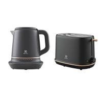 ราคา ELECTROLUX SET เครื่องปิ้งขนมปัง E7TS1 กาต้มน้ำไฟฟ้า E7CK1 (20826134852)