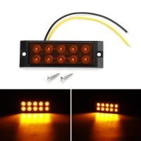 ราคา ไฟท้าย10LED สำหรับรถบรรทุกรถพ่วงรถตู้ไฟบอกตำแหน่ง12 24V (20025731963)