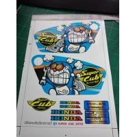 ราคา สติกเกอร์ติดรถรุ่น Dream Super cub 2018 (8899810203)