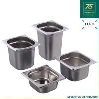 ราคา NTS GN PAN ถาดอุ่นอาหาร อ่างอุ่นอาหาร ถาดสแตนเลส GN1 6 กว้าง162 x ยาว176 มม NTS1 GN16 (7395373787)