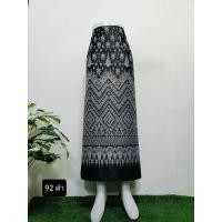 ราคา ผ้าไหมลาวสีดำ ผ้าถุงดำ ผ้าถุงสีดำขาว ผ้าถุงสีขาว ผ้านุ่งสีขาว (20987985175)