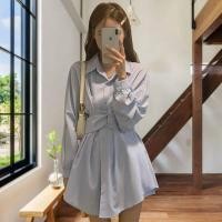 ราคา Alisa sonya กระโปรงสีขาวเสื้อเชิ้ตผู้หญิงความยาวปานกลางโอเวอร์ไซส์2023ดีไซน์ใหม่ (19409115910)