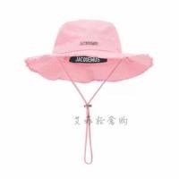 ราคา Jacquemus Hyuna หมวกบักเก็ตกันแดด ผ้าแคนวาส พิมพ์ลายตัวอักษร แบบผูกเชือก แฟชั่นฤดูใบไม้ผลิ และฤดูร้อน (16951741834)