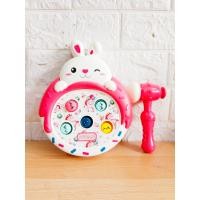 ราคา Kids learning พร้อมส่งจากไทย เกมส์ทุบตุ่น ทุบตุ่นลายกระต่าย มีเสียง (18545300032)