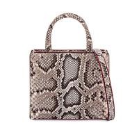 ราคา SUVIMOL Mini Sweet Box Graphic Natural PYTHON กระเป๋าถือทรงเหลี่ยมหนังงูสีธรรมชาติ (1450782760)