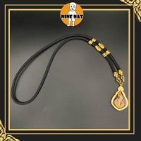 ราคา สร้อยคอเชือกร่มทอง5ไมครอนยาว24นิ้ว คล้องพระ1องค์ พร้อมจี้พญานาคสีทอง เสริมโชค ค้าขายร่ำรวย ชุบเศษทองเยาวราช ชุบทองแท้ 5 ไมครอน (8782176789)