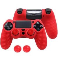 ราคา Anti Slip ซิลิโคนปลอกเคส 2จอยสติ๊ก Cap สำหรับ4 PS4 Controller (7369390991)