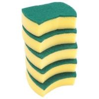 ราคา 30pcs Multi purpose Double faced Sponge Scouring Pads Dish Washing Scrub Sponge Stains Removing Cleaning Scrubber Brush for Kitchen Garage Bathroom (15322742511)