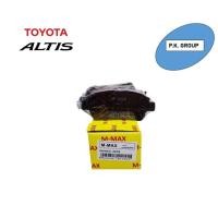 ราคา ผ้าเบรคหน้า Toyota Altis ปี2001 2007 VIOS ปี2003 2006 ยี่ห้อ M MAX (8124189414)