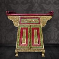 ราคา ตู้ไม้ ตู้ไม้แกะสลัก ตู้จีน ตู้เสื้อผ้า ตู้เก็บของ ตู้ตกแต่งบ้าน เดินเส้นแต่งลาย ประดับด้วยกระจก สีทองเก่า ตู้สไตล์ไทย สวยงามย้อนยุค (21037217402)