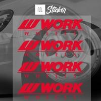 ราคา สติ๊กเกอร์ติดล้อ สติ๊กเกอร์ติดแม็ก W Wheel S1 4 ชิ้น และ Sticker Work Wheel S1 สติ๊กเกอร์ติดรถ 4 PCS Set มี 4 สี WE22 (15946353409)
