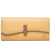 ราคา กระเป๋าสตางค์แบบยาวสำหรับผู้หญิงสามการ์ดแบบพับผู้ถือกระเป๋าเหรียญสำหรับผู้หญิง (7531268397)