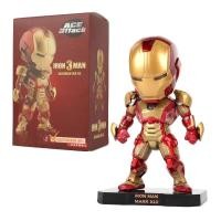 ราคา โมเดลตุ๊กตาขยับแขนขาได้ MK42ไอรอนแมนพร้อมโคมไฟของขวัญวันเกิดสำหรับเด็ก Q Version 15cm (21170376994)