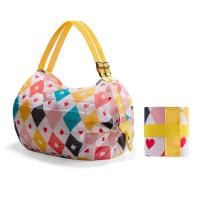 ราคา กระเป๋าพับได้ กระเป๋าช้อปปิ้ง Shopping Bag กระเป๋าผ้าลดโลกร้อน ม้วนเก็บง่าย ถุงช้อปปิ้ง สะพายไหล่ ถุงผ้าพับเก็บได้ ขนาดใหญ่ BG (20294645543)