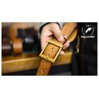 ราคา King Leather เข็มขัดหนังวัวแท้ นำเข้าจากอิตาลี Genuine Leather Belt Made in Italy IT 10 (17179424951)