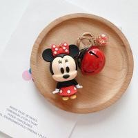 ราคา Disney ตุ๊กตาพวงกุญแจการ์ตูน Disney Figurine Key Winnie The Pooh Bear Stitch Mickey Mouse Tigger Donald เป็ดจี้ของขวัญ (14677692526)