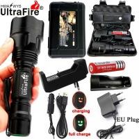 ราคา SeasBoat คลิกตอนนี้ ต้นฉบับUltrafire C8 LED XM L T6โหมดไฟฉาย18650แบตเตอรี่3800LMไฟฉายยุทธวิธีLUZส่งสัญญาณหลอดไฟพร้อมกล่อง (4698898610)