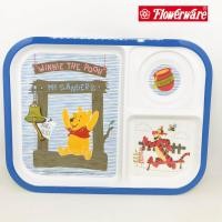 ราคา ขายแยกชิ้น จานข้าวเด็ก ช้อนส้อมเด็ก ถาดหลุม แก้วน้ำเมลามีน Disney POOH Sweet Home หมีพูห์ Flowerware ศรีไทยซุปเปอร์แวร์ 1 ชิ้น item sell SEPERATELY (793084336)