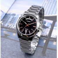 ราคา Win Watch Shop นาฬิกา Casio Standard รุ่น MTP 1370D 1A2 นาฬิกาผู้ชาย สายสเเตนเลส หน้าปัดดำ ของแท้ 100 รับประกันสินค้า 1 ปีเต็ม ส่งฟรี เก็บเงิ (193707136)