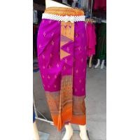 ราคา ทรงหน้านาง ทรงสำเร็จรูปตามภาพ ผ้าถุงป้าย ผ้าไหม ไหมกาบแก้ว ผ้ามัดหมี่ห้าสี ไหมเทียม ผ้าถุงสำเร็จรูป (7812184480)