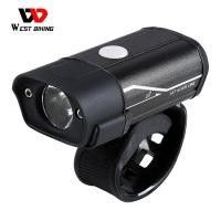 ราคา WEST BIKING USB ไฟฉายจักรยาน 350 Lumen เซ็นเซอร์อัจฉริยะไฟหน้า 5 ชุดขี่จักรยานกันน้ำไฟหน้าจักรยาน (9697666441)