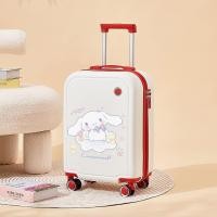 ราคา Sanrio Kawaii อะนิเมะ Cinnamoroll กระเป๋าเดินทางน้ำหนักเบาน่ารักการ์ตูนรถเข็นกล่อง18 20นิ้วรหัสผ่านกระเป๋าเดินทางของเล่นสำหรับ Girls (20358546125)