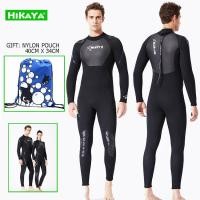 ราคา HIKAYA ชายชุดดำน้ำระบายความร้อน neoprene 3 มม ชุดดำน้ำผู้หญิง หนาอุ่นชุดดำน้ำ อุ่นดำน้ำดูปะการังชุดท่อง ชุดว่ายน้ำฤดูหนาว (558071000)