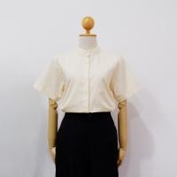 ราคา เสื้อเชิ้ตผู้หญิงคอจีน แขนสั้น ใส่ทำงานผู้หญิง เสื้อเชิ้ตคอจีน เสื้อมินิมอล ผ้าคอตตอนอย่างดี (18499027364)