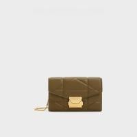 ราคา CHARLES and KEITH CK2 70770615 กระเป๋าสะพายไหล่เดียวแฟชั่นโซ่สี่เหลี่ยมเล็กสำหรับผู้หญิง (20524011792)