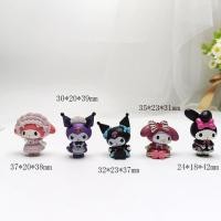 ราคา 5 ชิ้นชุด Sanrio ตุ๊กตารูปการ์ตูนอะนิเมะ 3 4 เซนติเมตร Kawaii Kuromi Melody อุปกรณ์เสริมรุ่นของเล่นเด็กของขวัญแอ็คชั่นงานอดิเรกของขวัญ (20152837429)