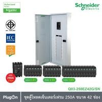 ราคา Schneider Electric ชุดตู้โหลดเซ็นเตอร์สแควร์ดีเฟรม 250A ขนาด 42 ช่อง เมนเบรกเกอร์ 250A 25kA ลูกย่อยเซอร์กิตเบรกเกอร์ ขนาด 32A 20A 16A สั่งซื้อที่ร้าน PlugOn (12400278655)