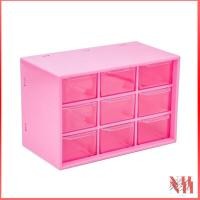 ราคา แถมฟรี สติกเกอร์ ปลีก ส่ง B43 กล่องลิ้นชัก 6ช่อง 9 ช่อง กล่องสำหรับจัดเก็บ เก็บอุปกรณ์ กล่องเก็บเครื่องสำอาง (7206434657)