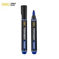 ราคา Deli ปากกาเคมี ปากกามาร์คเกอร์ ปากกากันนำ้ 1 8มม สีดำ นำ้เงิน แดง แห้งเร็ว ลบไม่ได้ เขียนซีดี Permanent Marker (20164056342)