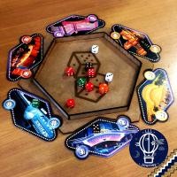 ราคา Las Vegas Wooden Dice Tray ถาaดสำหรับทอยเต๋า อุปกรณ์สำหรับบอร์ดเกม Accessories for Boardgame (20424412184)