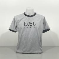 ราคา เสื้อสกรีนลายคอกลมกุ๊นคอกุ๊นแขน (21206742035)
